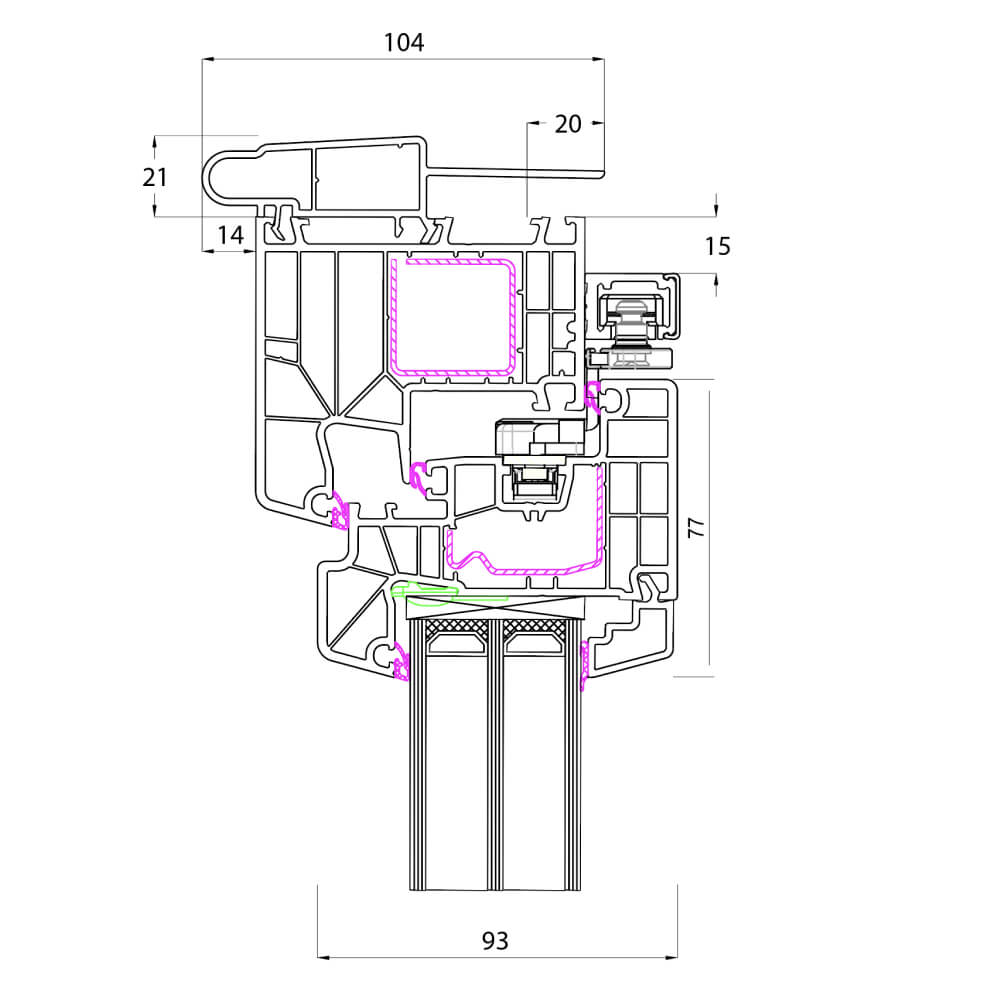 Ideal Design - Abrollprofil und Rolladendeckelaufnahme Neubau