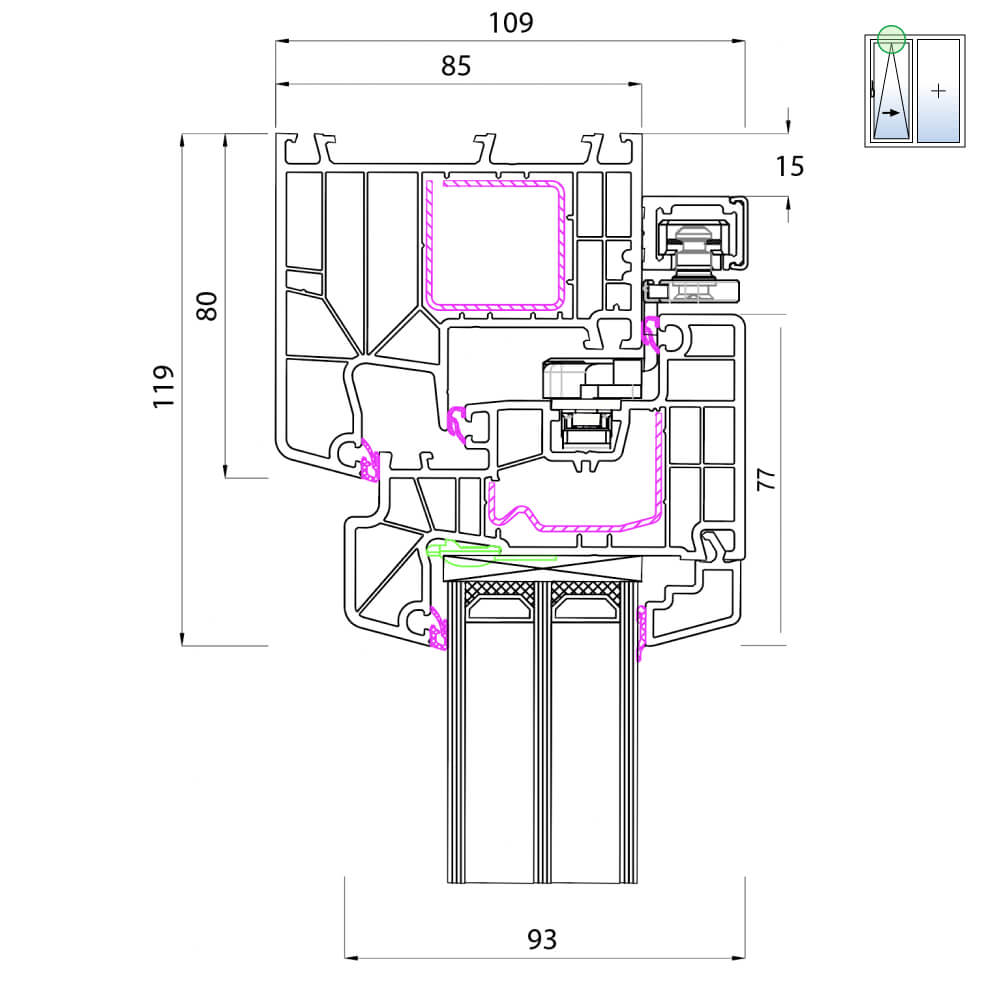 Ideal Design - Detail oben