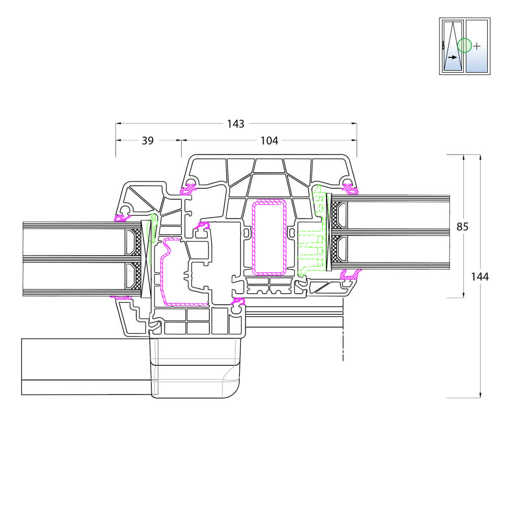 Ideal Design - Pfostendetail