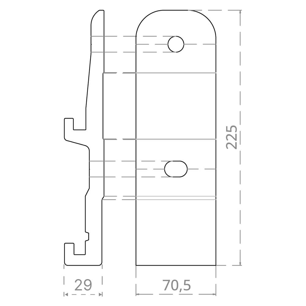 Markise Exklusiv: Deckenmontage (bis 480 cm)